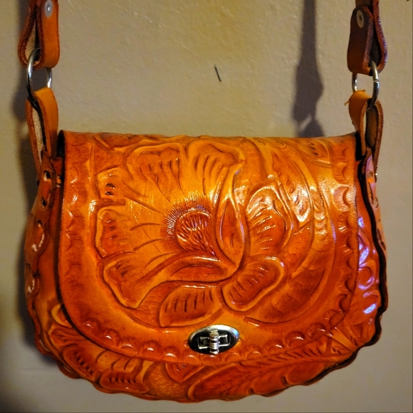 Leather satchel purse - Picture 1 of 3
